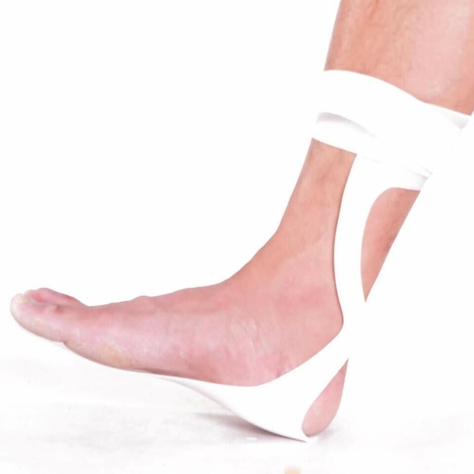 DROP FOOT SPLINT SUPPORT SWEDISH ORTHOSIS AFO POSTERIOR LEG ANKLE BRACE RIGHT