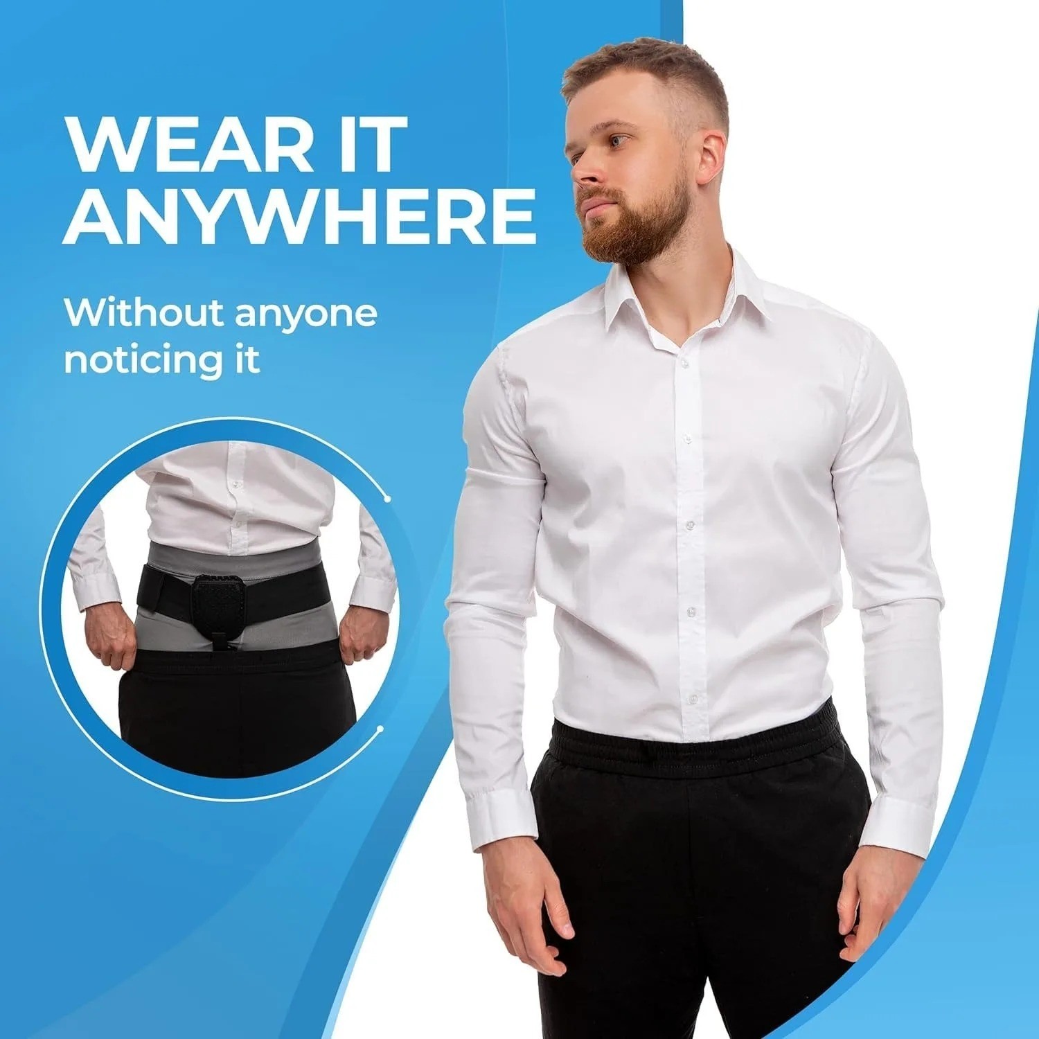 Inguinal Hernia Belt Medical Support Truss Brace Left Right Groin Guard Men