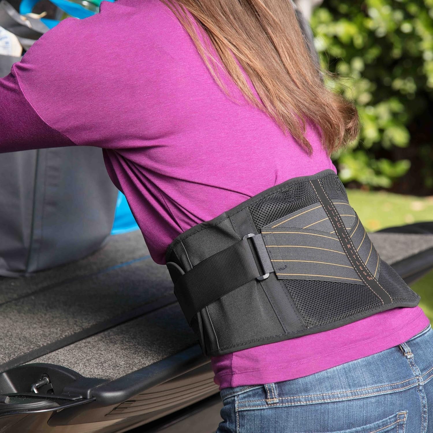 Lightweight Rapid Relief Back Brace with Gel Insert – Perfect for Active Adults
