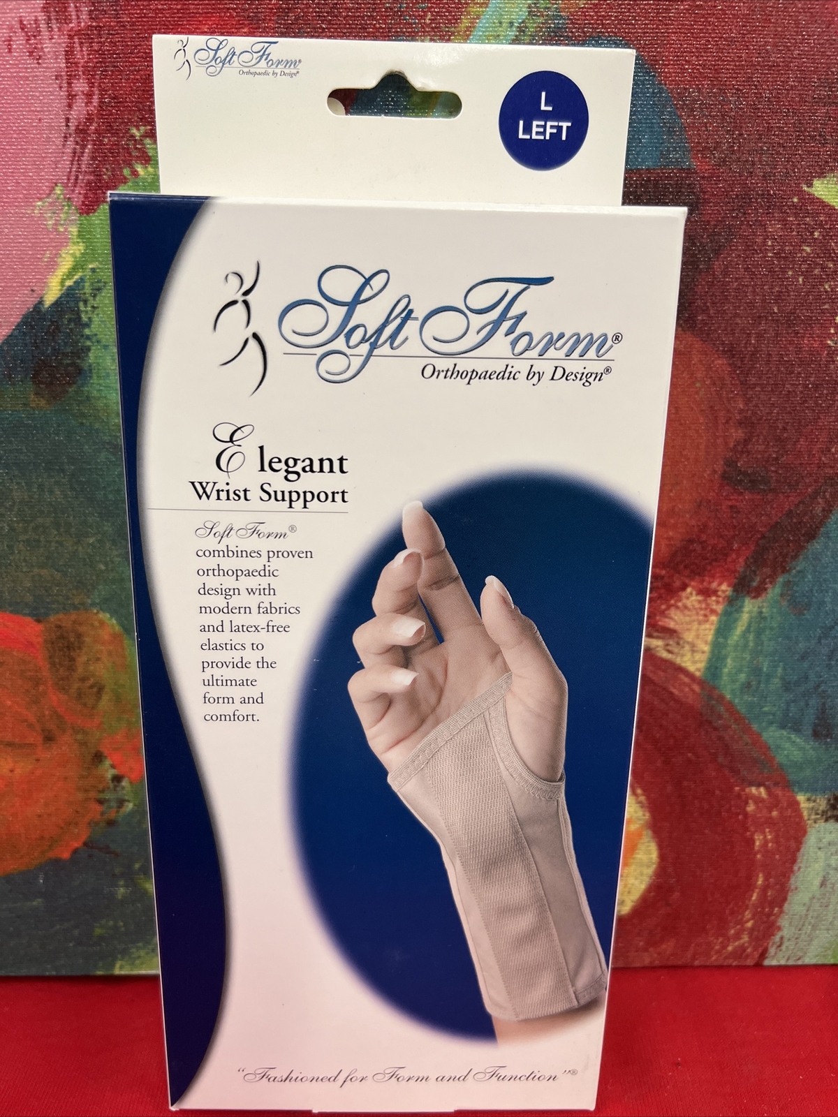 FLA Soft Form Elegant Wrist Support Beige Left Large New In Box