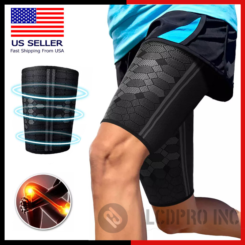 Compression Brace Leg Support Hip Sciatica Nerve Pain Relief Thigh Hamstring Gym