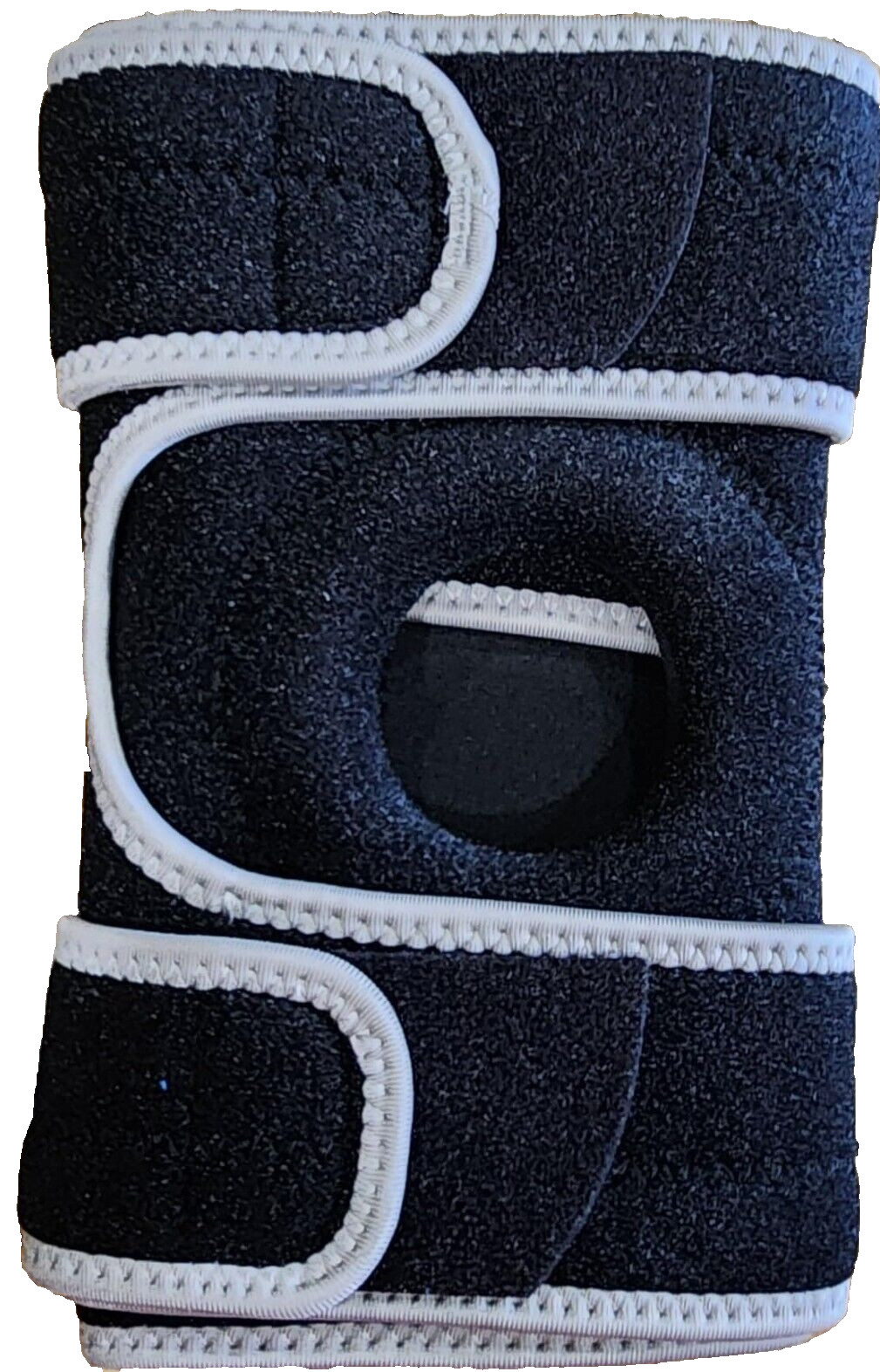 Powerlix One Knee Adjustable Compression Brace Unisex Black Size Large NEW