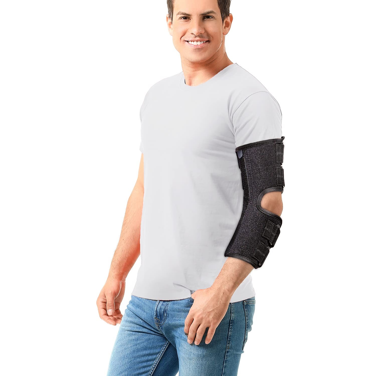 Elbow Brace Support Splint for Cubital Tunnel Syndrome and Arthritis Pain Rel…