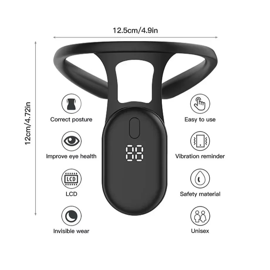 Smart Posture Corrector Vibration Reminder Back Neck Support Trainer
