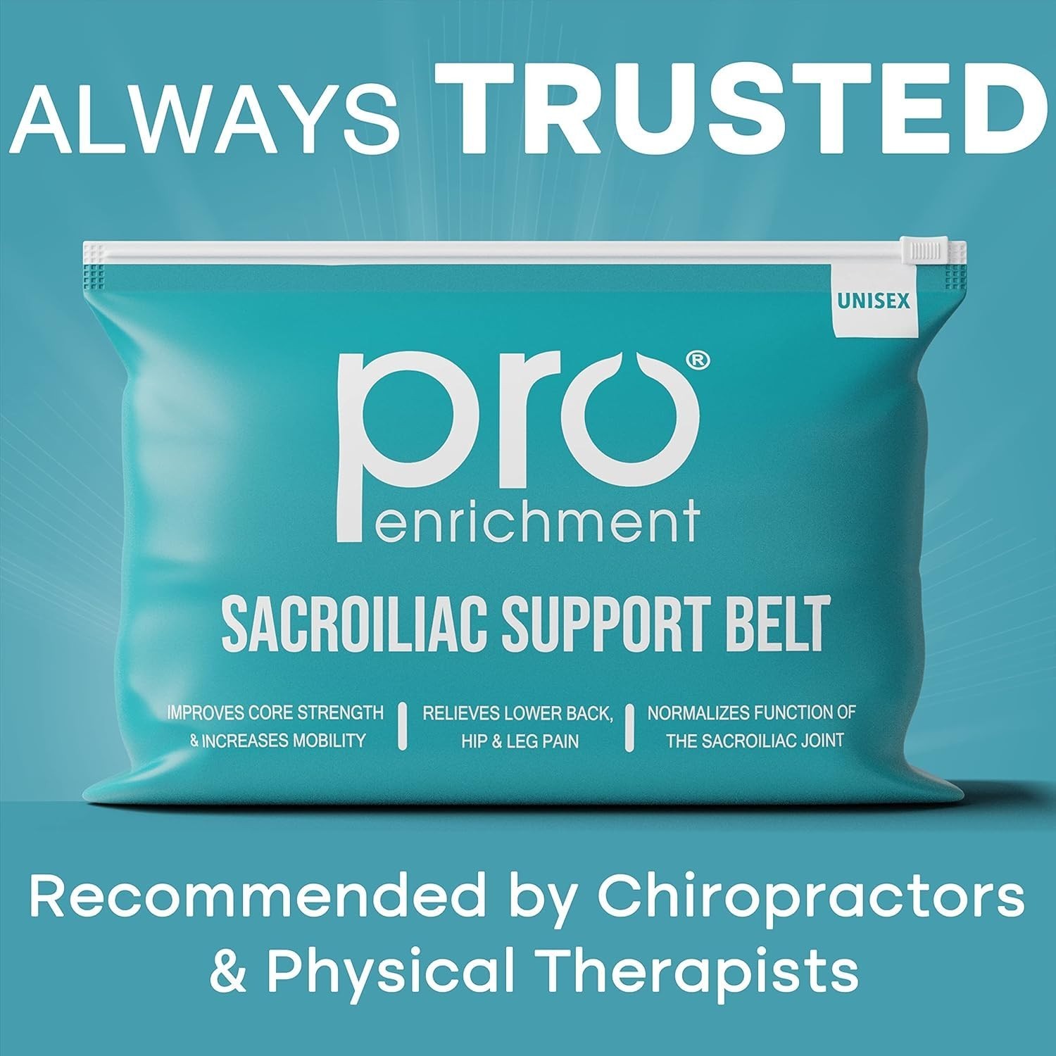 Adjustable Sacroiliac Hip Brace for Lower Back Pain – Comfortable & Durable