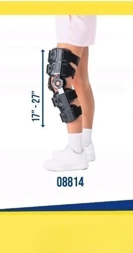Breg T Scope Premier 08814 Post-Op Knee Brace Adjustable ROM Right/Left 17″-27″
