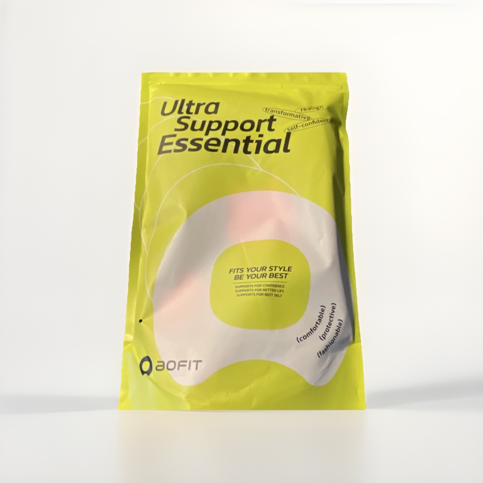 AOFIT Ultra Support Essential Knee Brace 3XL Yellow Injury Recovery