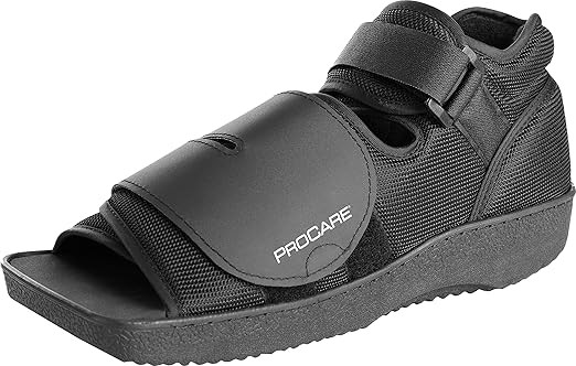 Protective Post-Operative & Trauma Squared Toe Shoe to Keep Dressing Clean & Dry