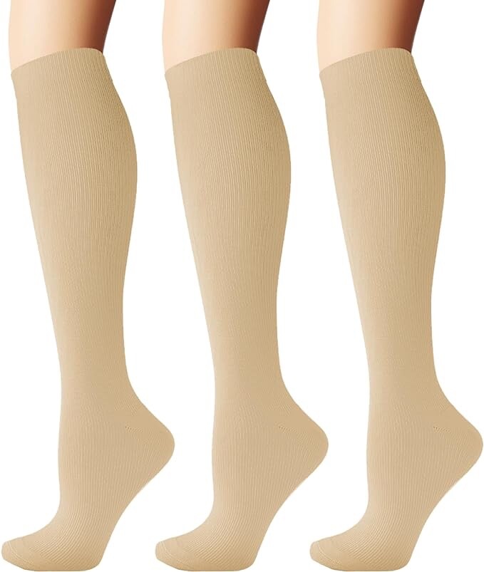Compression Socks for Women & Men (3 Pairs), Mens & Womens Compression