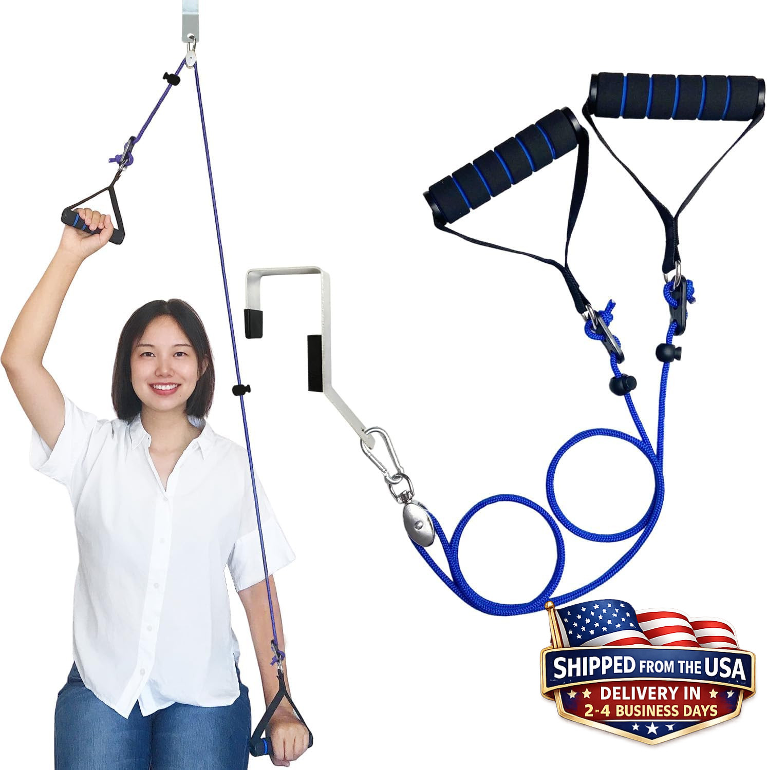 Shoulder Pulley for Physical Therapy, Pulleys for Shoulder Rehab over Door, Shou