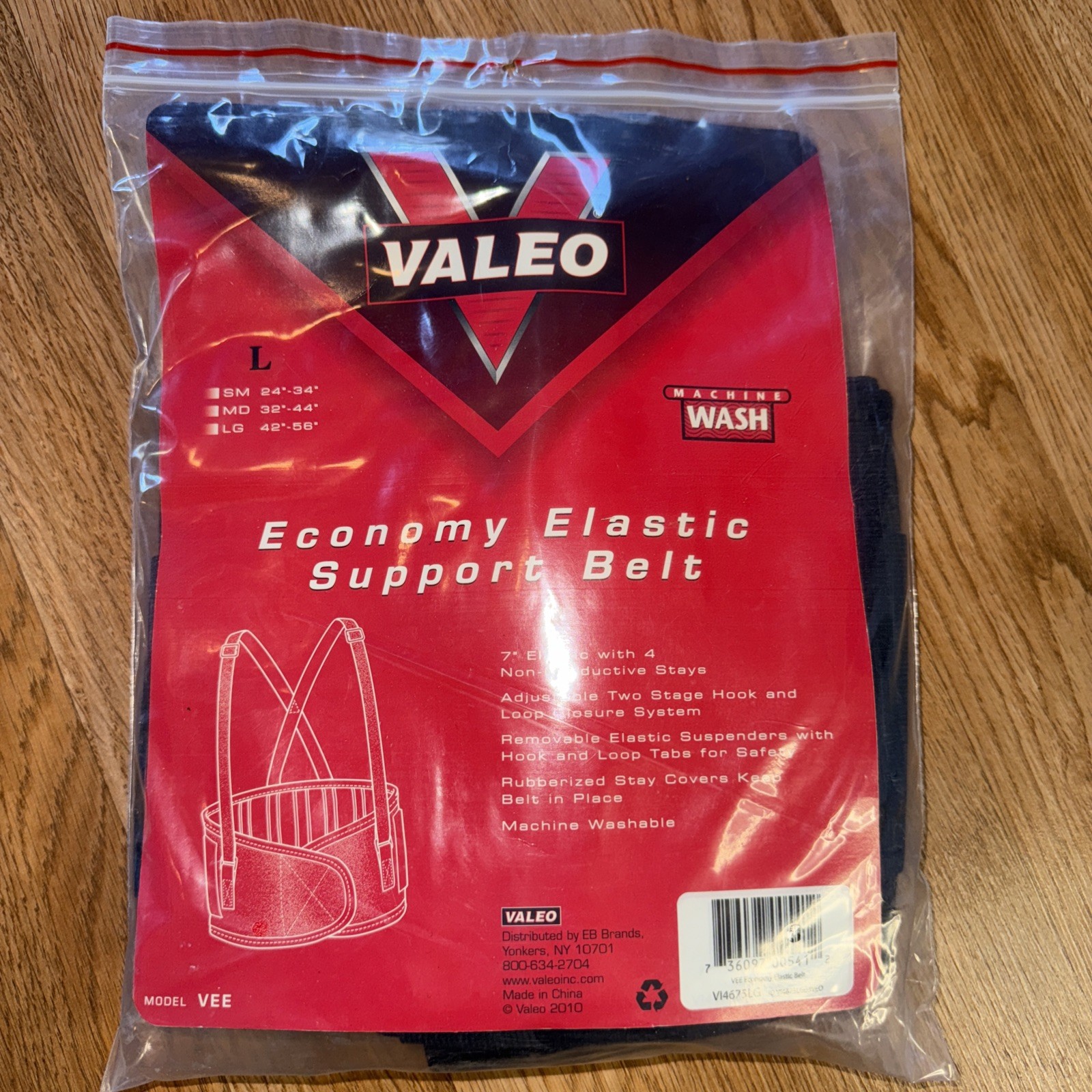 VALEO Large Economy, Elastic Support Belt