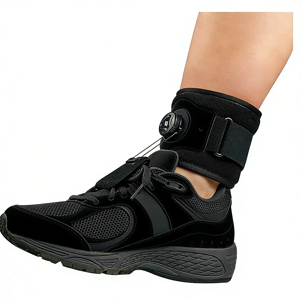 Drop Foot Brace with Reel-Adjust Dorsiflexion Drop Foot Support Lifting 3469