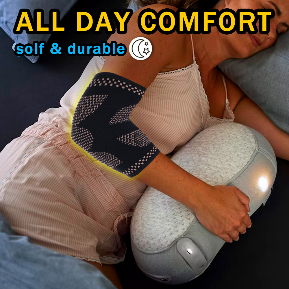 Adjustable Sports Compression Sleeve Elbow Support Brace Arthritis Arm Wrap Band