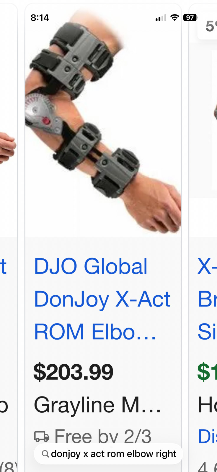 DonJoy X-Act ROM Elbow – Right – Better Braces