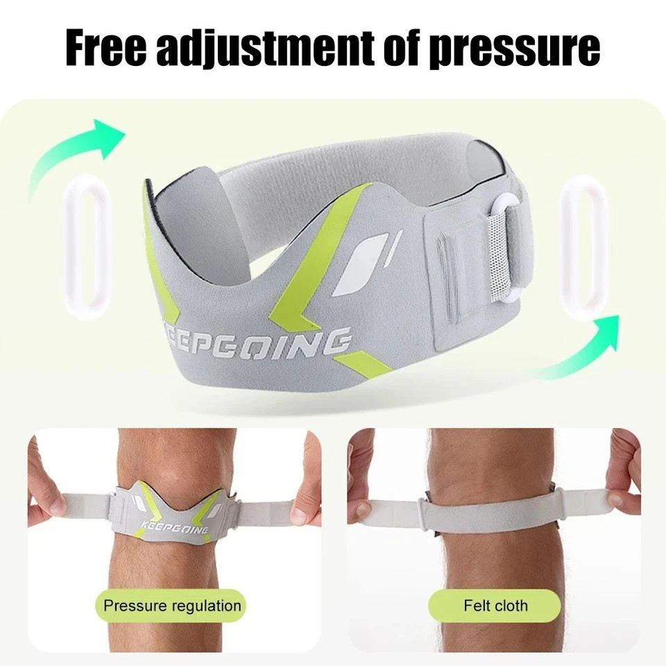 1Pc Adjustable Patella Knee Strap Brace Support Pain Relief for Running Sports