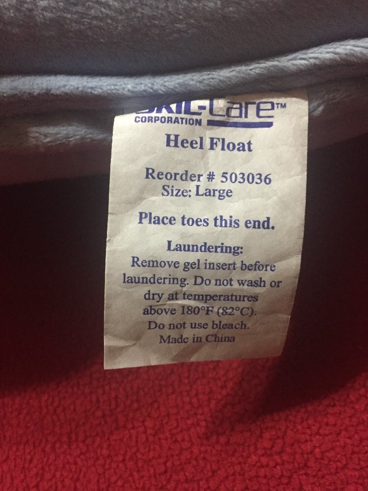 Skil-Care Corporation Bariatric Heel Float Size Large #503036 Cooling Gel Pad