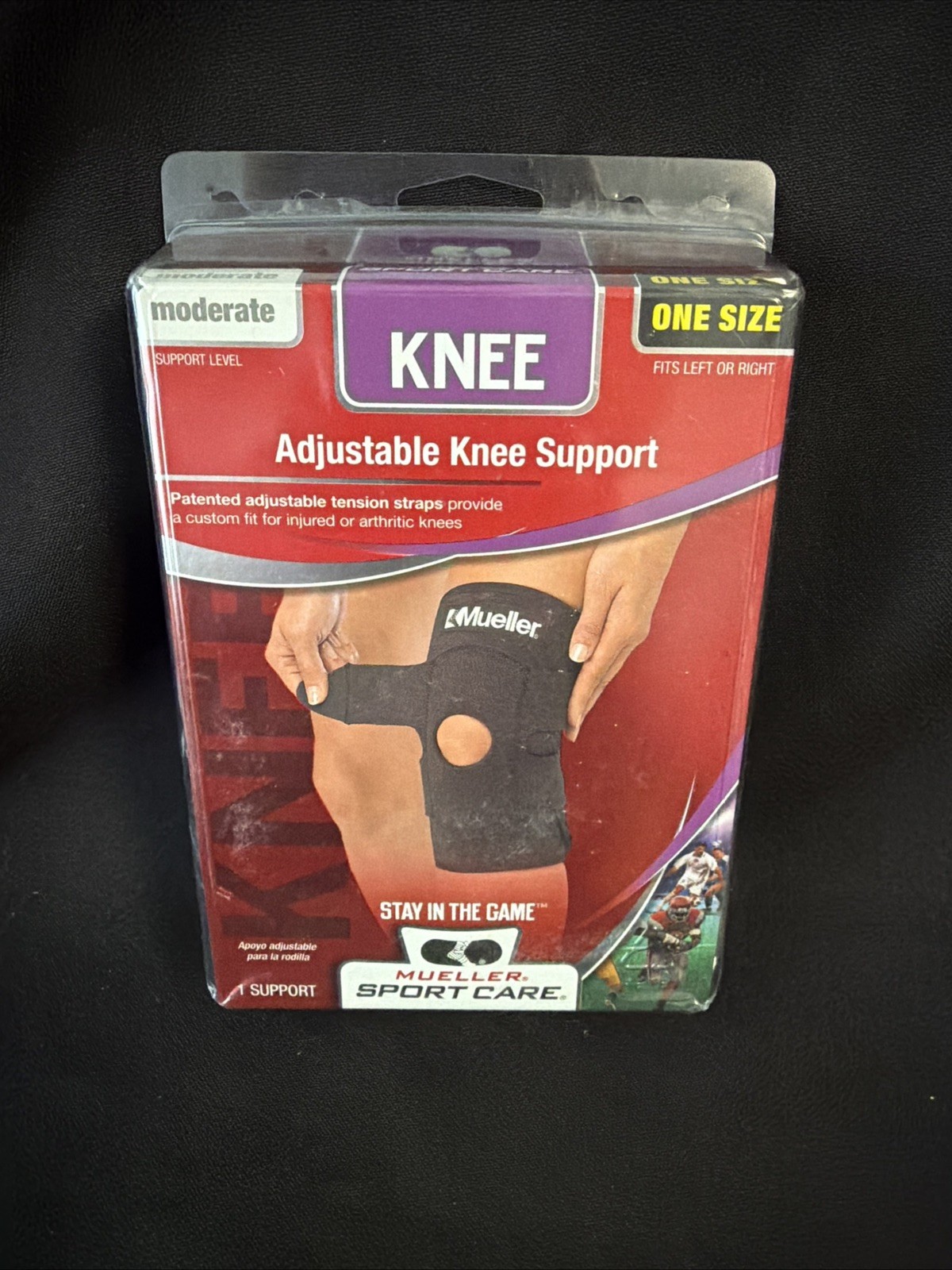MUELLER Knee Support Sleeve Brace Adjustable, Sports Medicine, Fitness