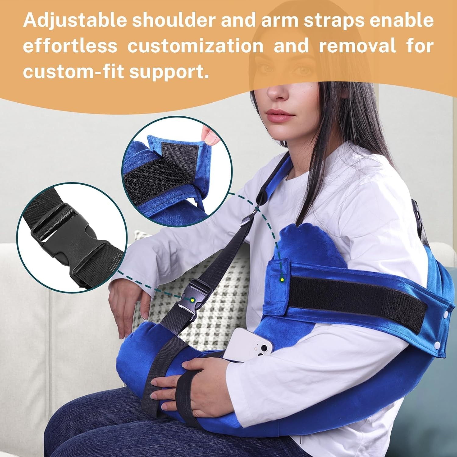 Rotator Cuff Pillow Post Surgery Arm Sling Side Sleeper Shoulder Pain Relief