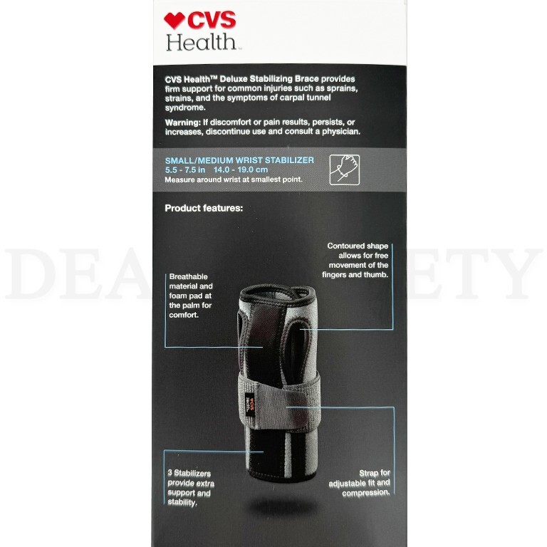 CVS Health Firm Support Sm/Med Deluxe Stabilizing Wrist Brace