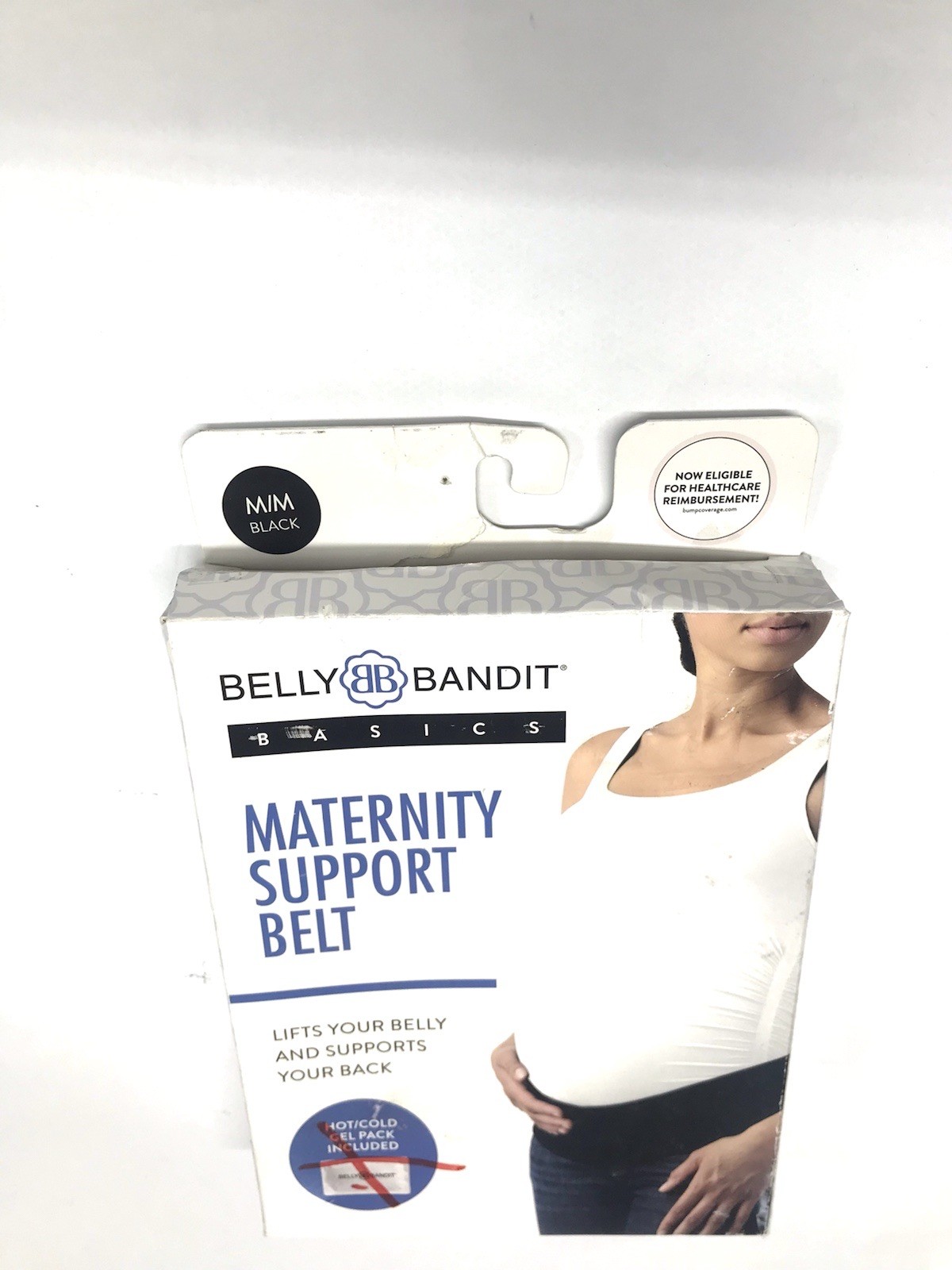 Belly & Back Maternity Support Belt Opened Box Missing a Gel Pack Size M