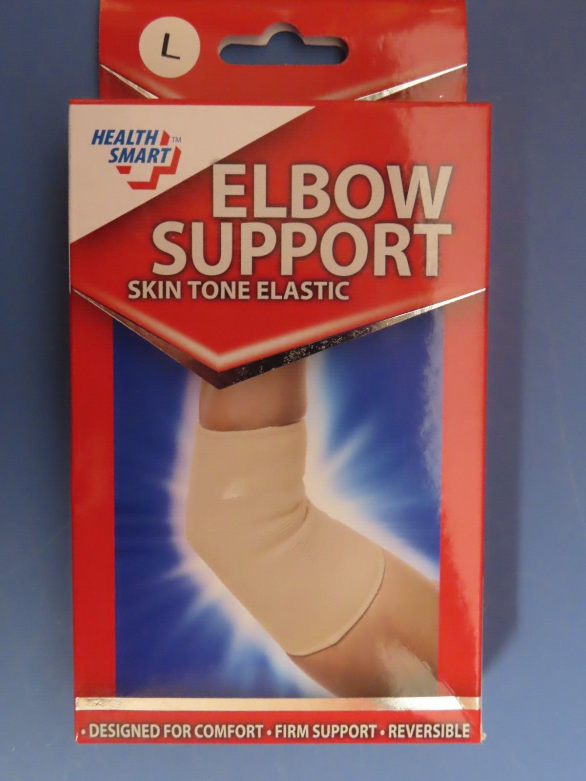 Health Smart Elbow Support Size Large Skin Tone Elastic #HS-01412 NEW