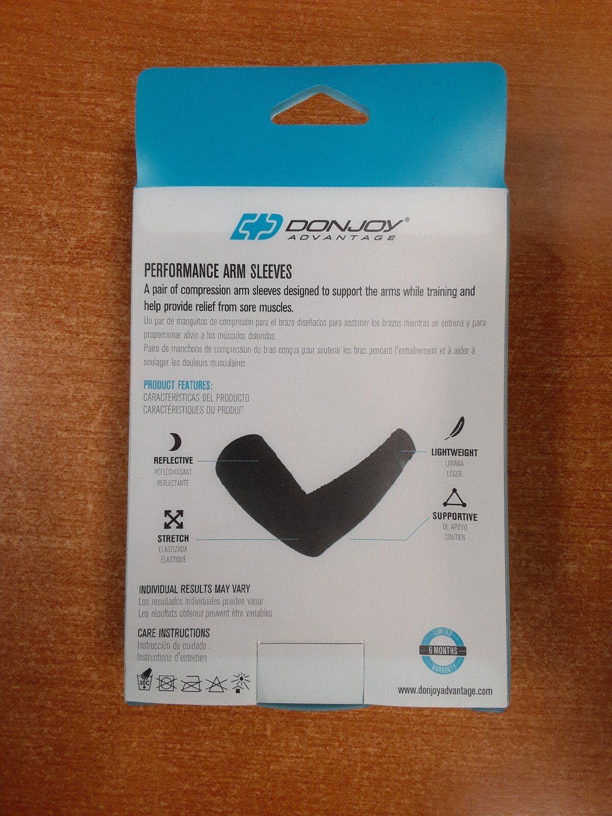 DonJoy Mild Compression Full Length Arm Sleeves (Pair) Small/Med. E8A
