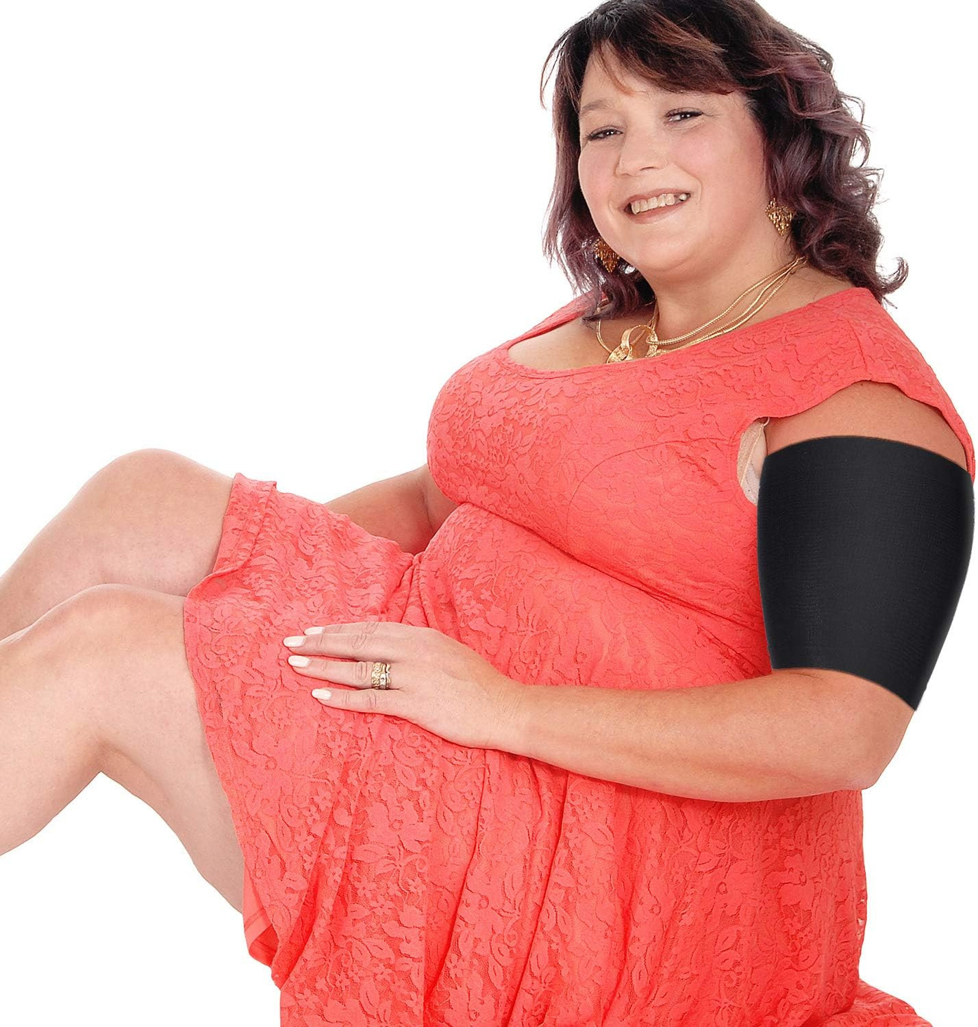 2 Pairs Arm Shapers for plus Size Women, Upper Arm Sleeves Wraps Slim Arm
