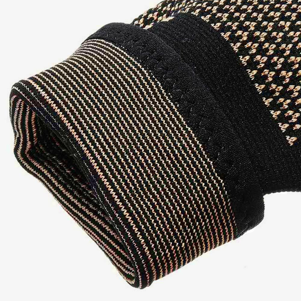 Copper Ankle Support Brace Compression Sleeve Foot Pain Relief Sprain Sport