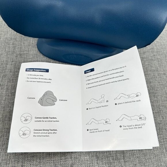 Cozyhealth C-Shape Cervical Traction Neck Pillow Pain Relief & Spine Alignment