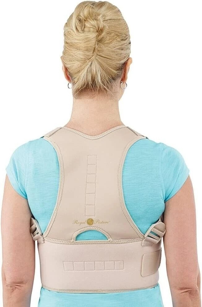Royal Posture Back Brace S/M. Aligns Spine & Improves Posture! New in Box.