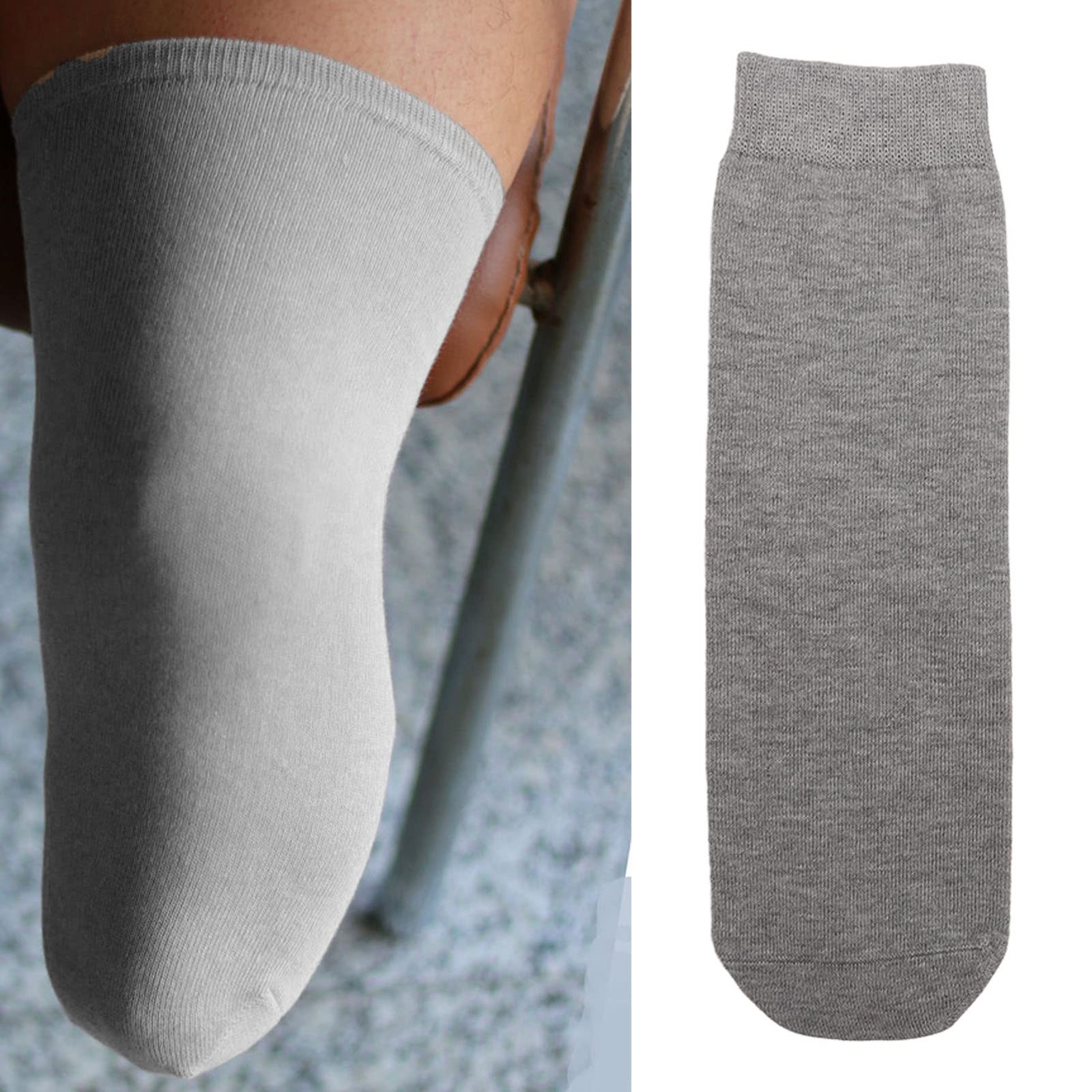 Prosthetic Limb Socks Soft Elastic Thickened Cotton Breathable Medium 5 PCS