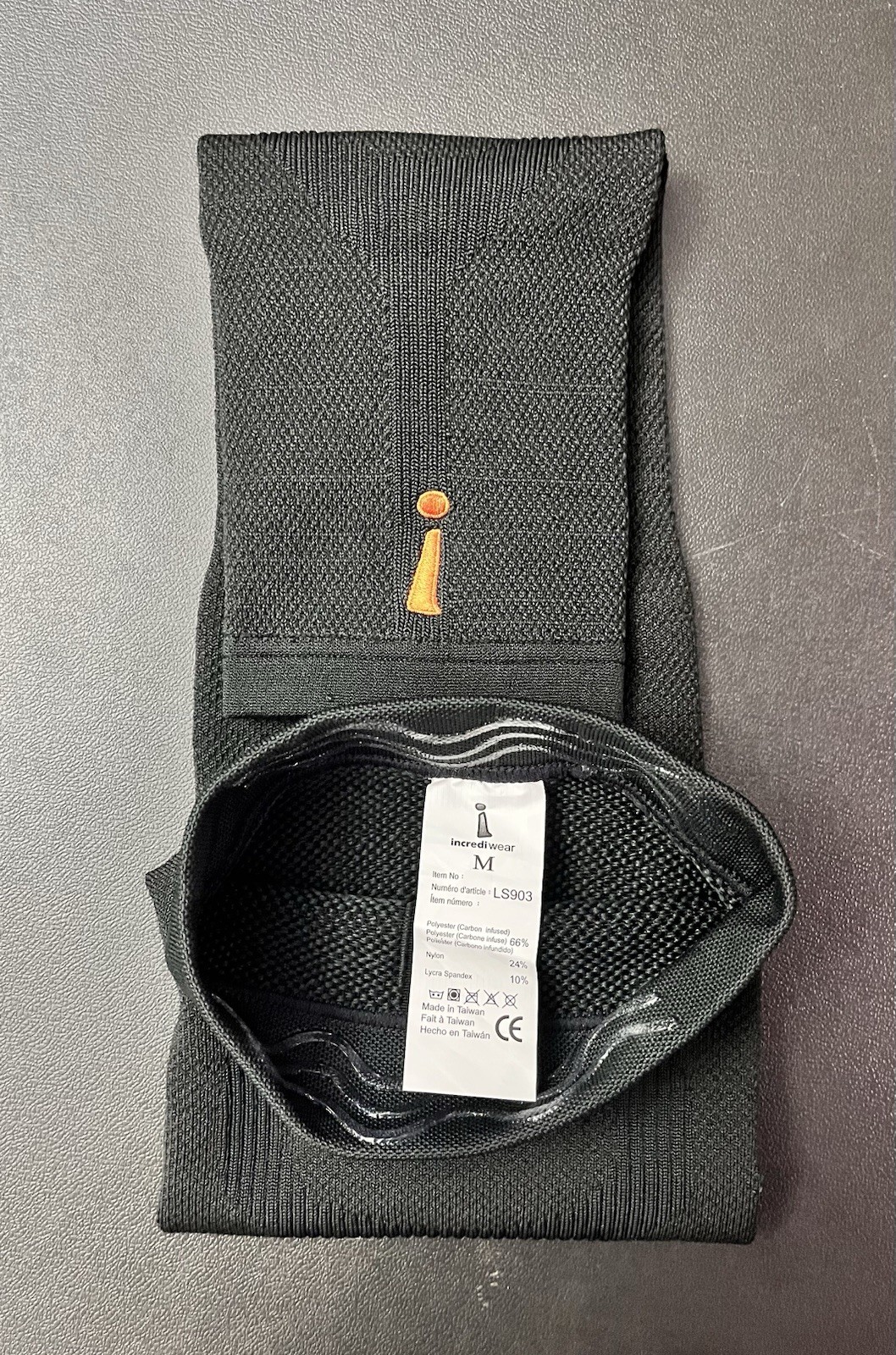 Incrediwear Leg Sleeve Med Black Compression Sleeve – Used Good Condition
