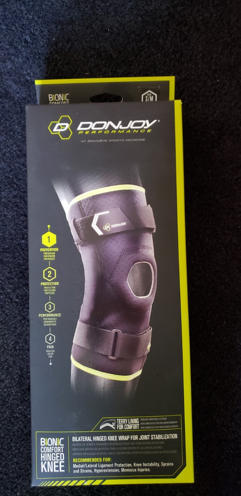 DonJoy Performange Bonic Comfort Hinged Knee Brace – S/M