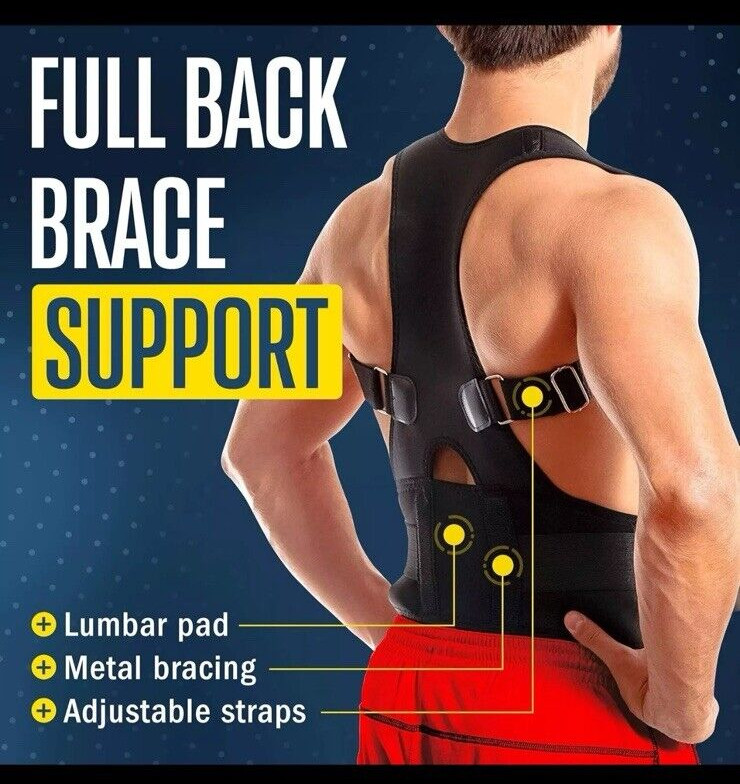 Flexguard Support Lower Back Brace – Black, Medium/Large