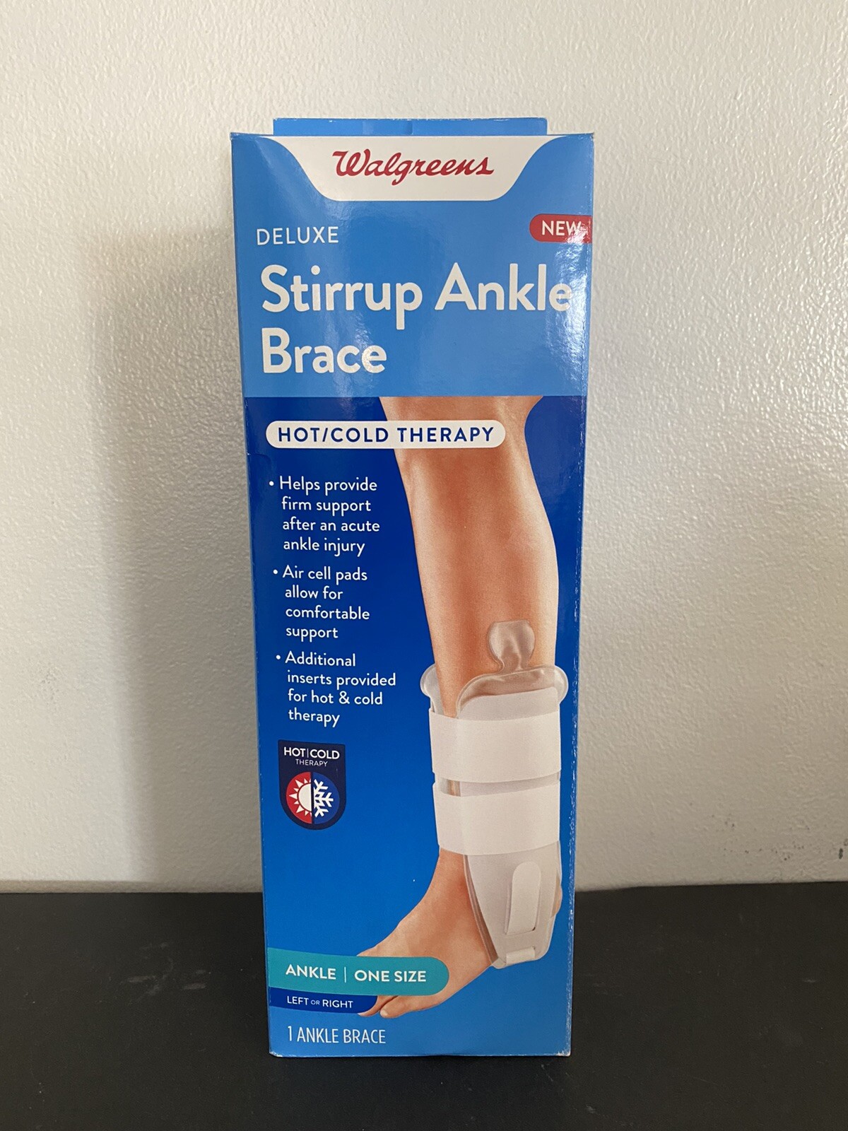 Adjustable Stirrup Ankle Brace, One Size, Fits Left or Right Foot Walgreens
