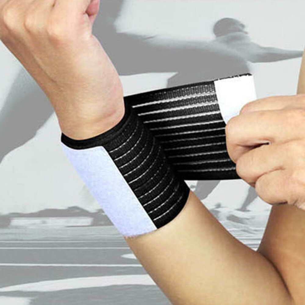 Elasticated Bandage Adjustable Compression Wrap Knee Ankle Wrist Elbow Support