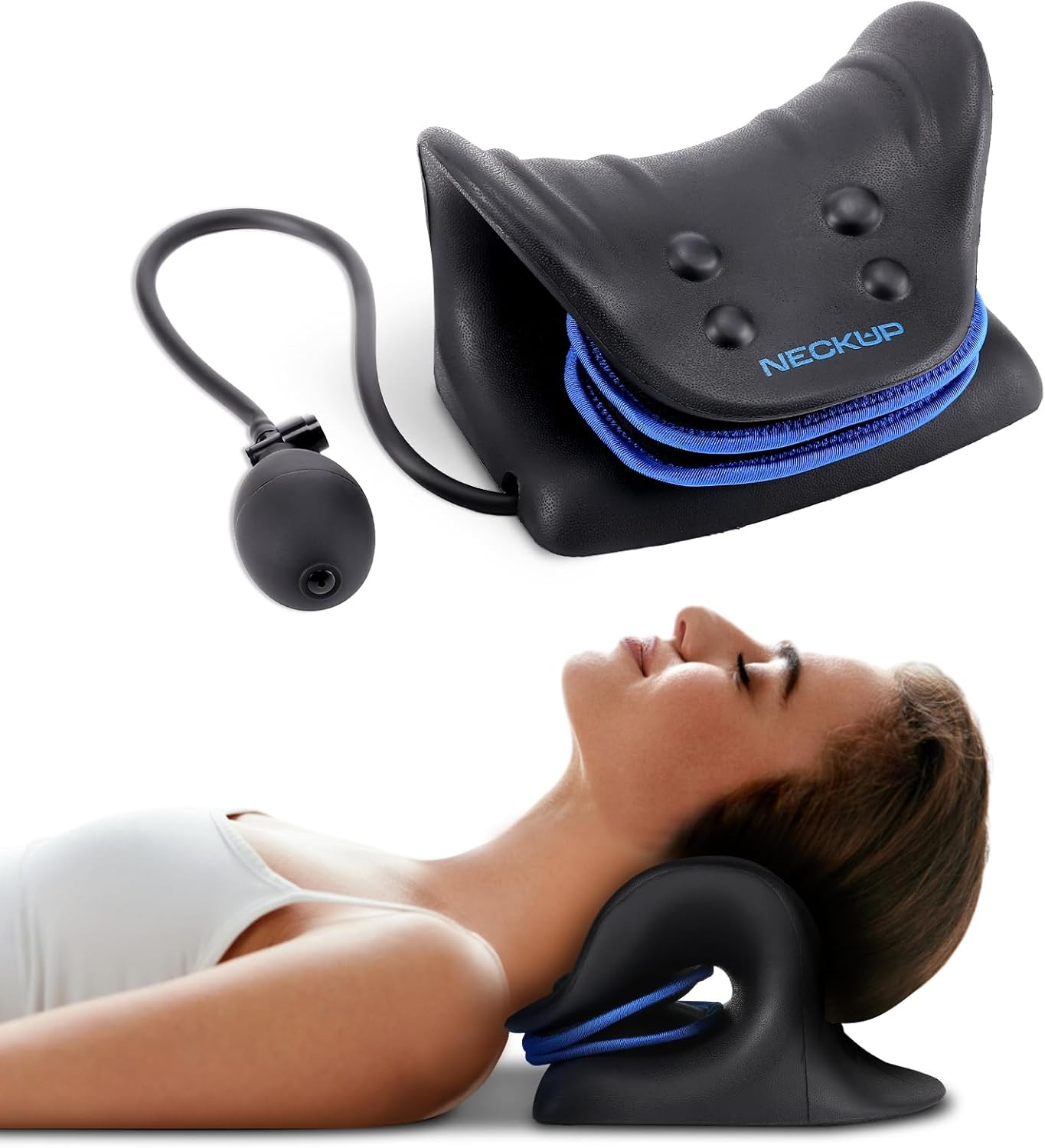 Advanced Airbag Neck Stretcher for Pain Relief & Relaxation – Portable Design