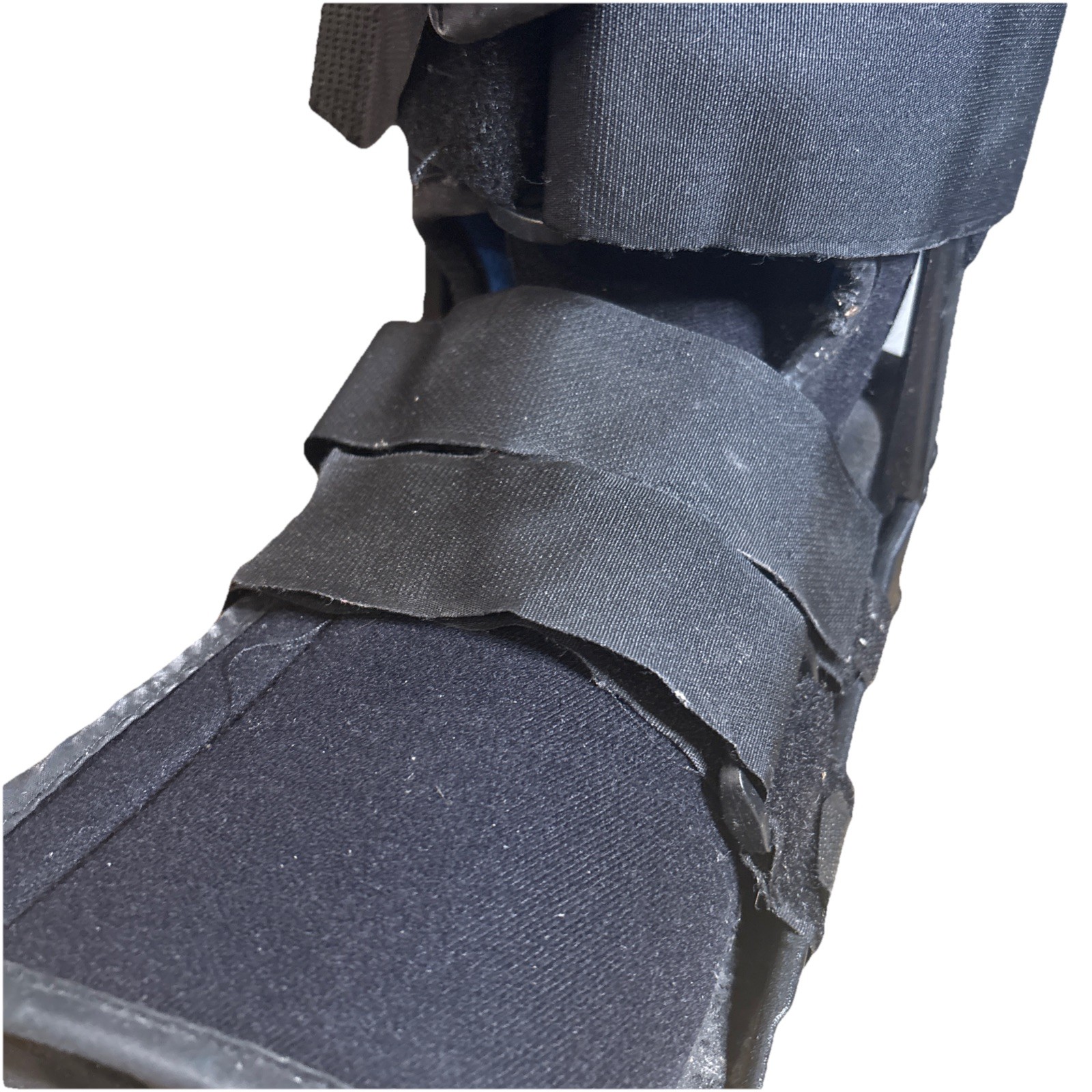 BREG Walking Boot Medical High Top Ankle Surgery Brace Sz Large Air Pump Lift