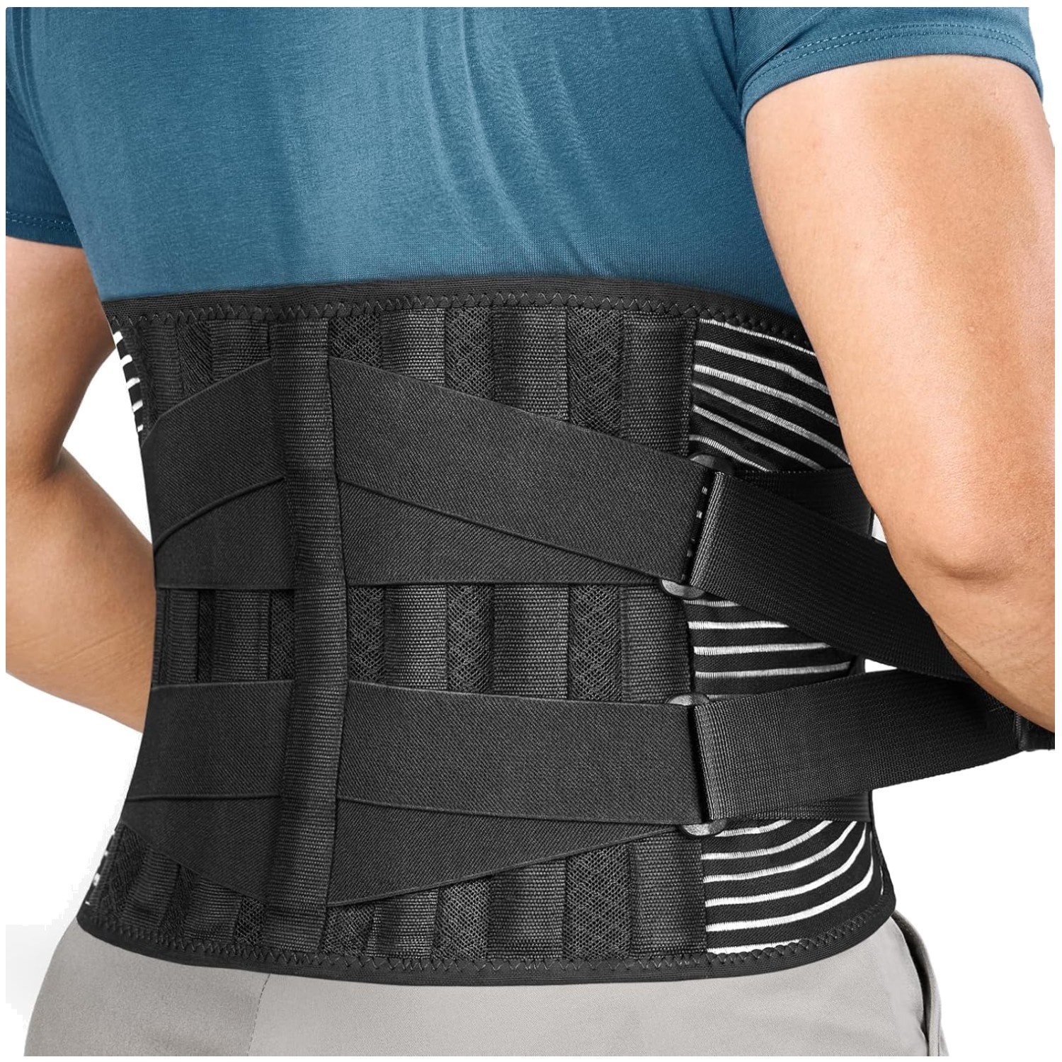 Lower Back Pain Relief Brace with Steel Springs