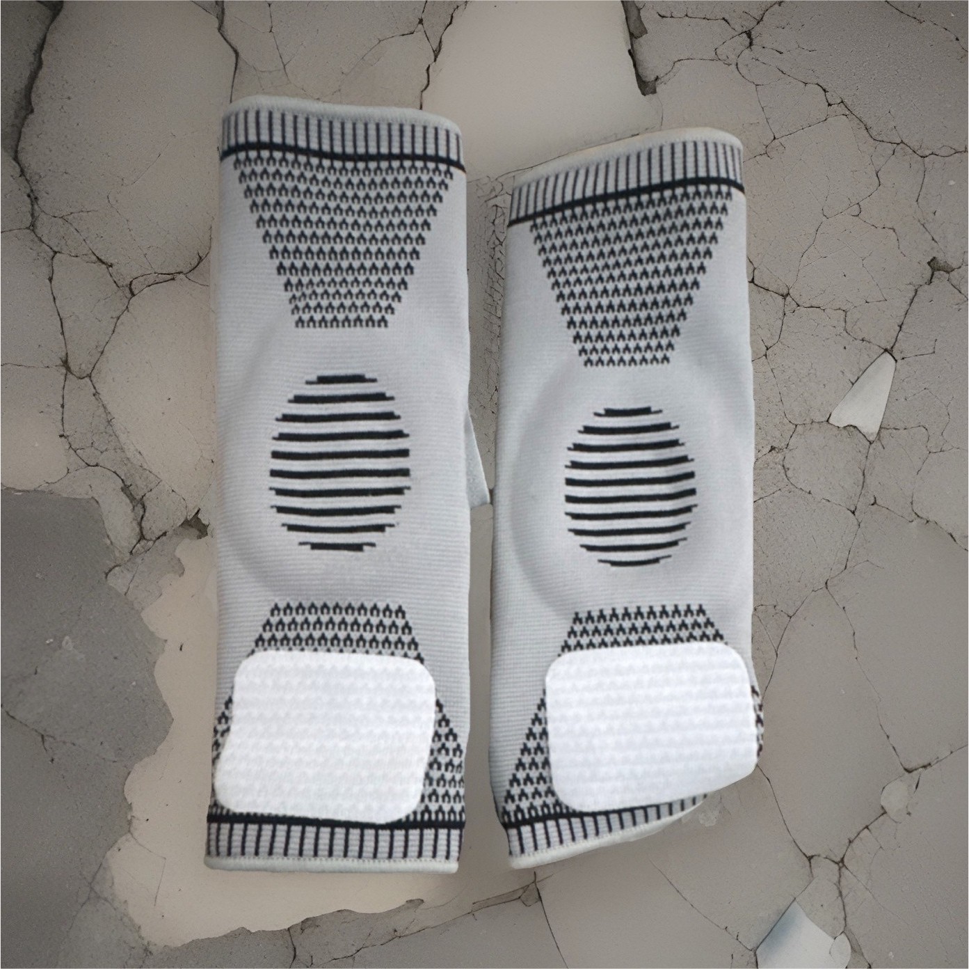OLLAS HX103 XL Knee Brace White Gray 2PCS Knee Support HX103huiXL Orthopedic