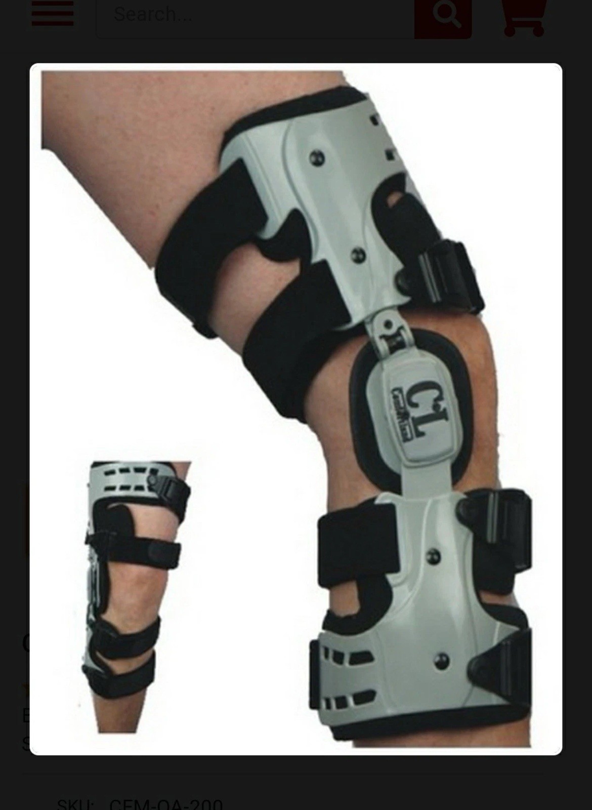 Comfortland OA Knee brace right and left OA-200-L 1851 & OA-200-R L1843 NEW