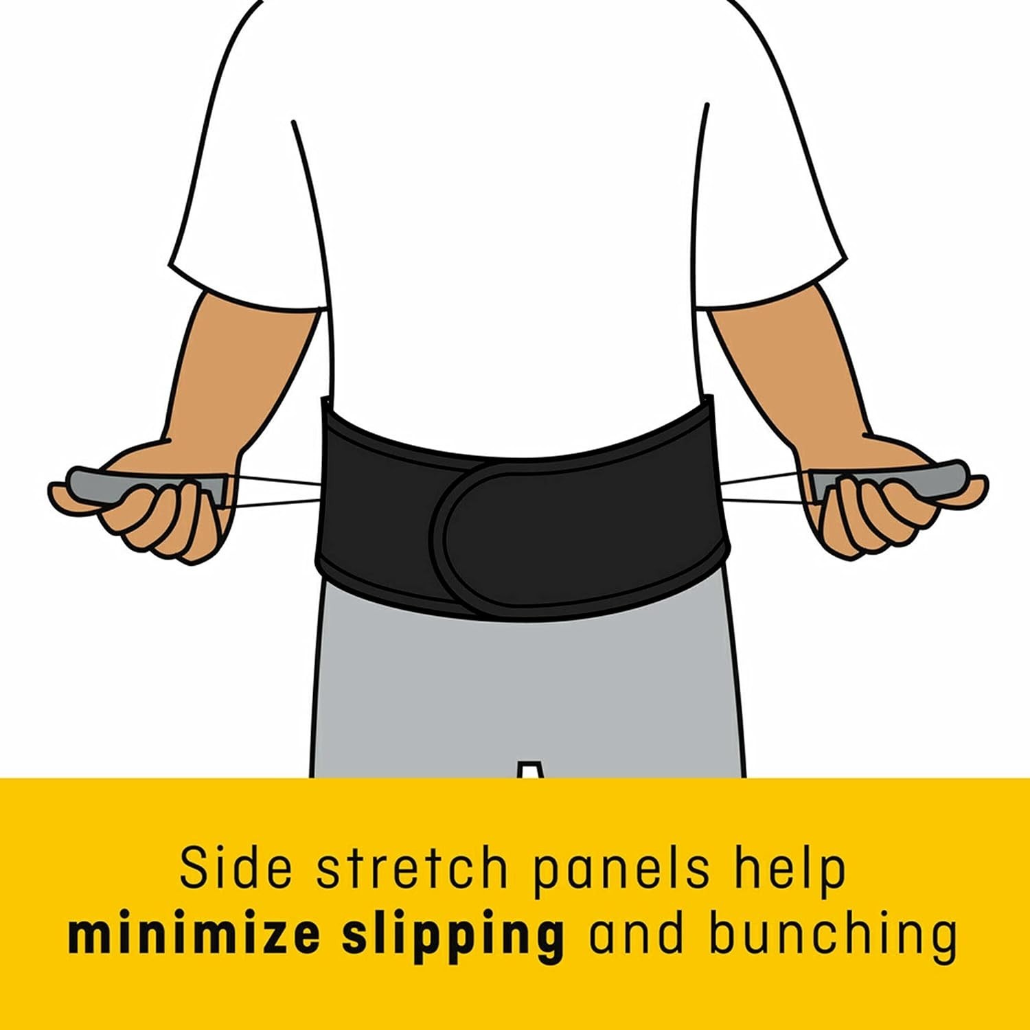 Hassle-Free Adjustable Back Support – Customizable Fit for Your Active Lifestyle