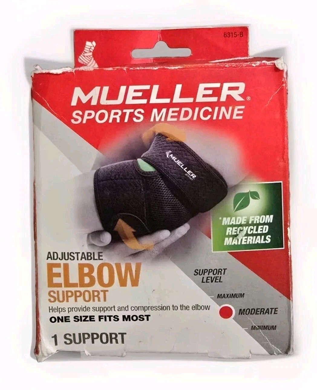 MLR Sports Medicine Adjustable Elbow Support (Black) One Size FAST SHIPPING