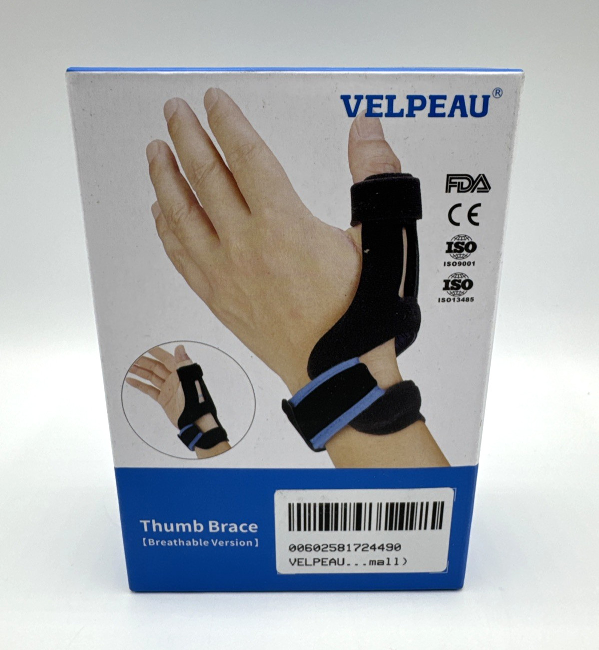 Wrist Thumb Brace Support Hand Spica Splint Carpal Tunnel Arthritis Size Small