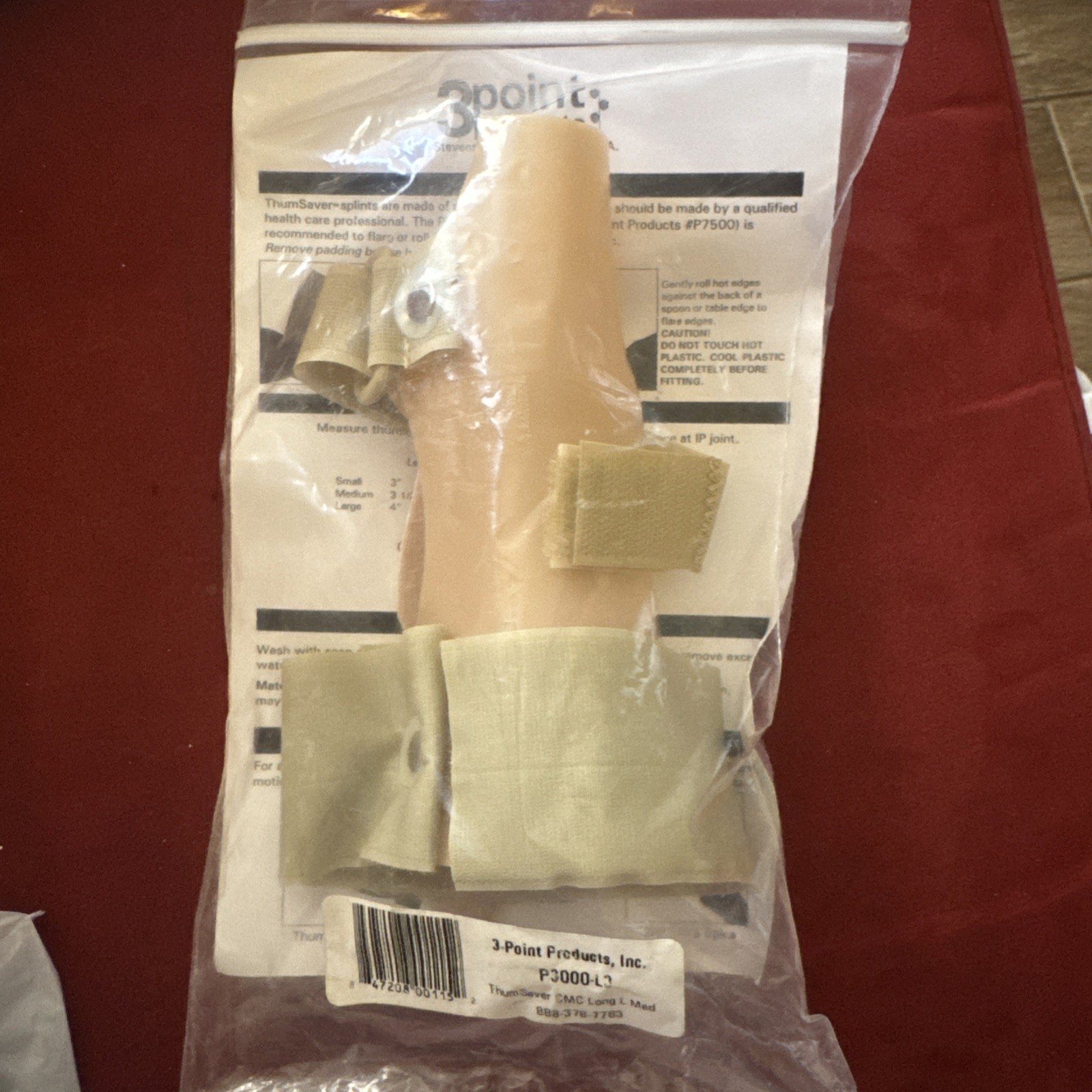 3PP ThumSaver CMC Long Medium Thumb Splint Brace
