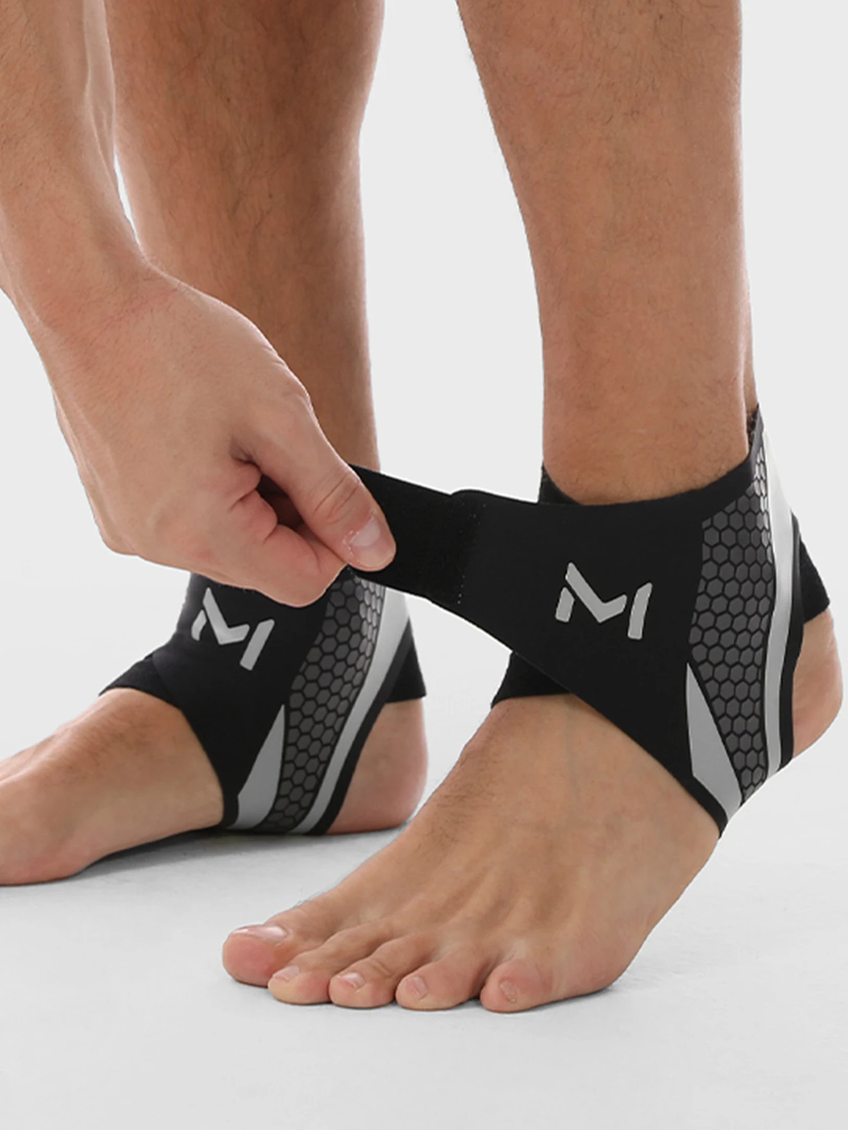 1pc Copper Ankle Support Compression Sleeve Brace for Gym/Sports Men Women