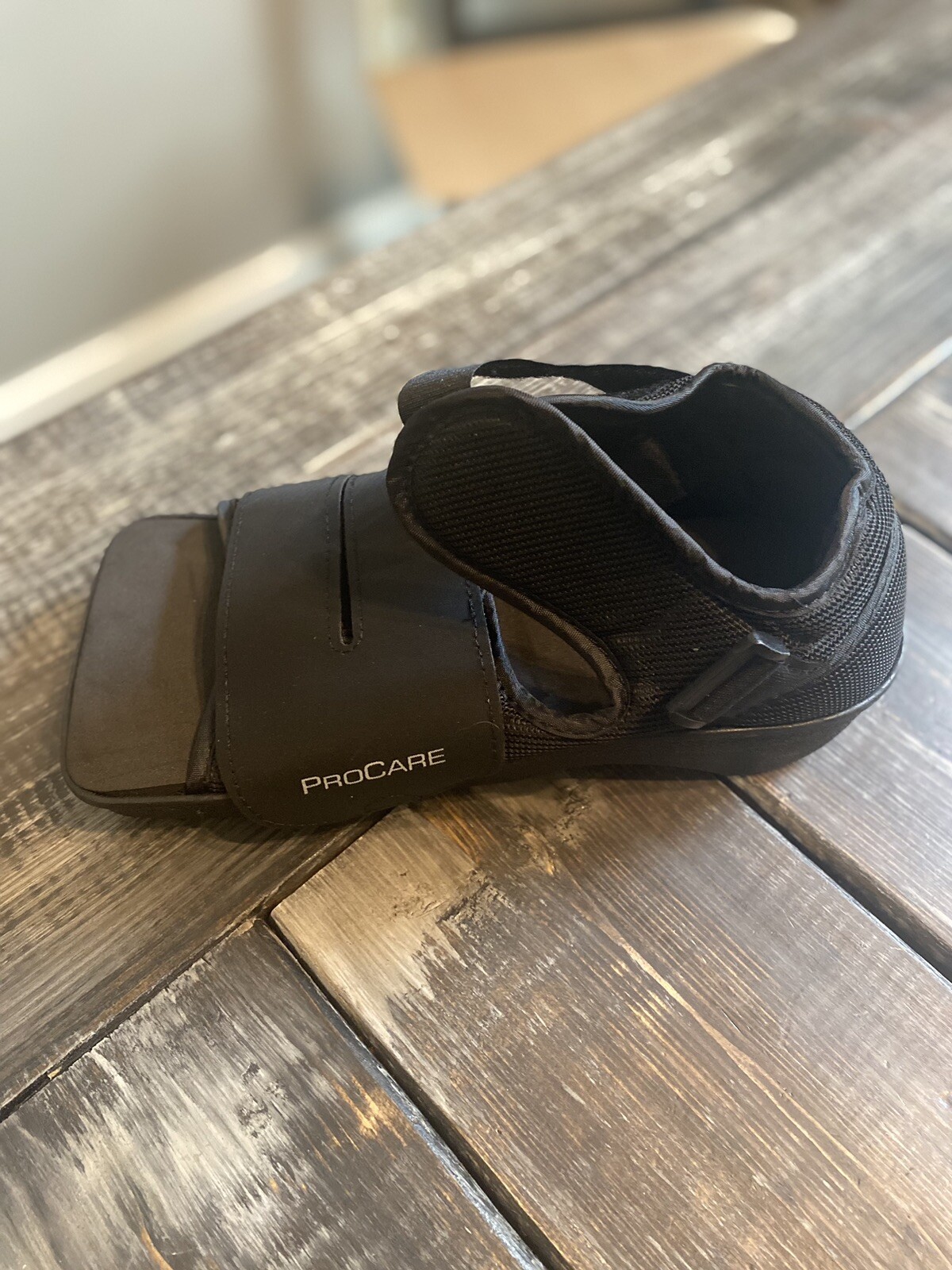 ProCare Post Op Shoe Squared Toe Shoe Men’s 5.5-7 Women’s 6.5-8 Black NWOT