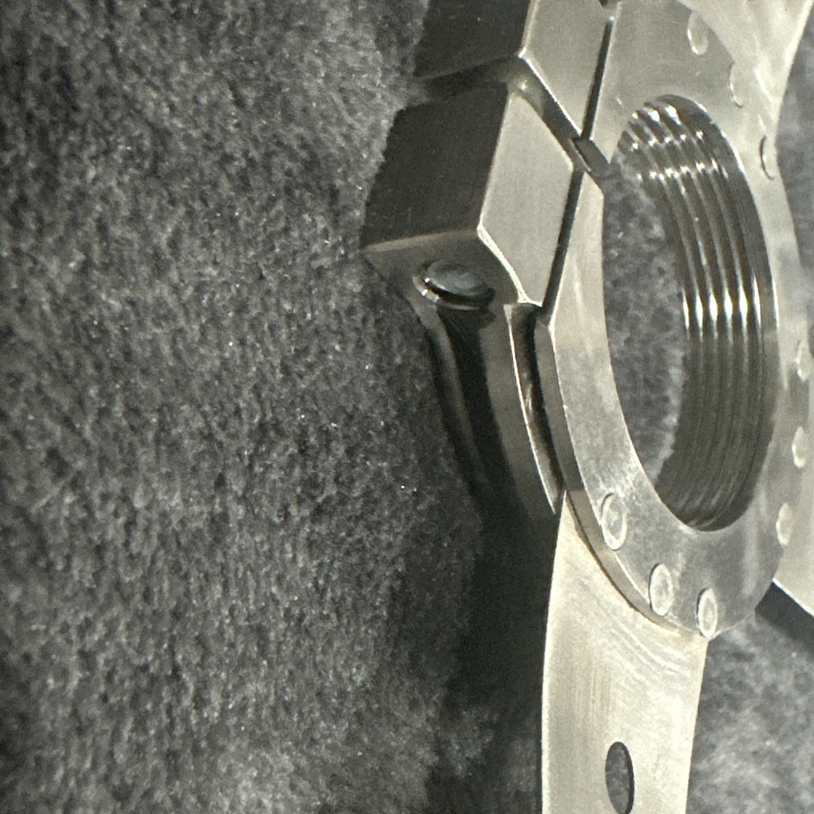 Timed flexible titanium 3 Prong rotating adapter Base