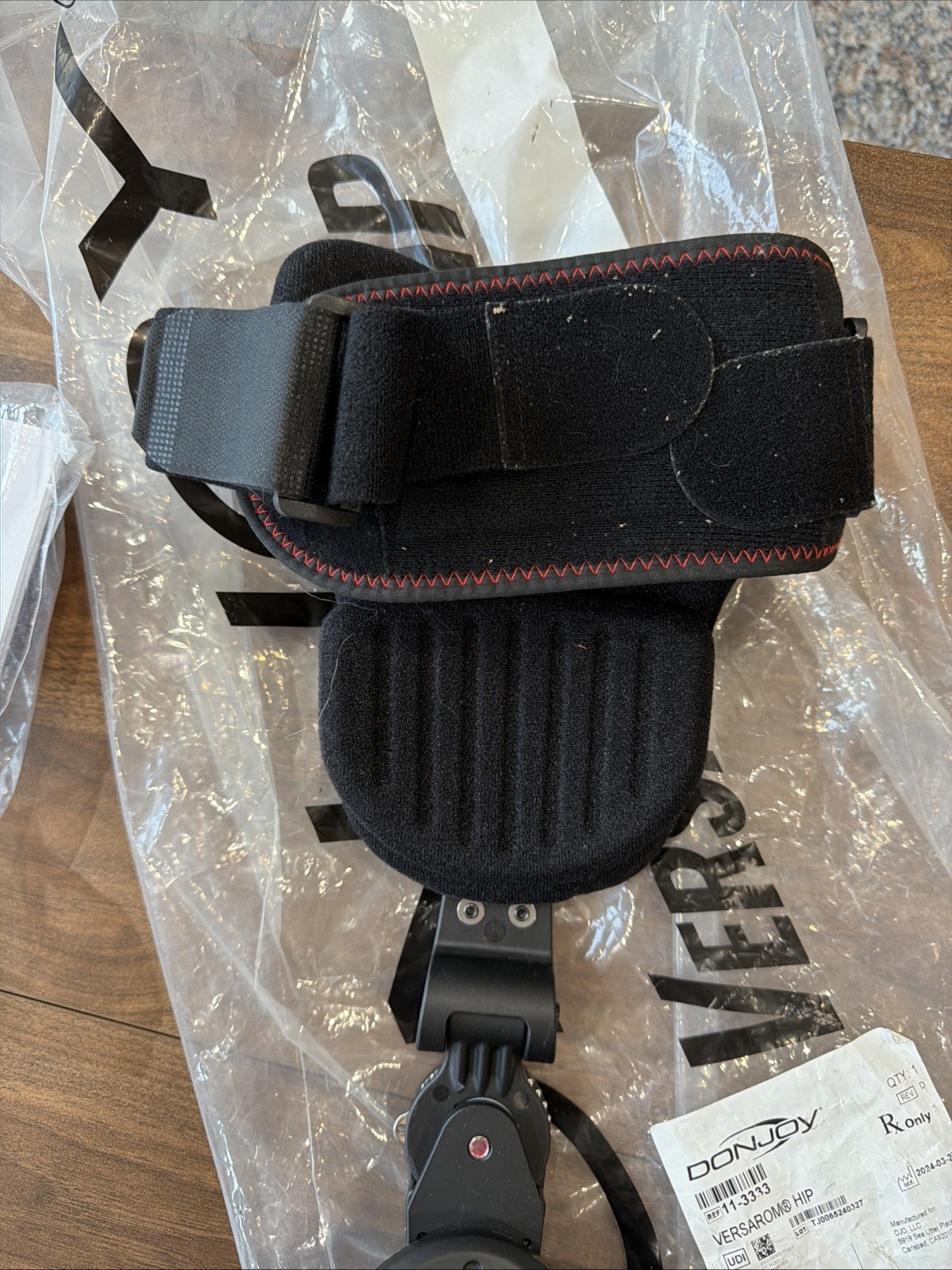 DONJOY VersaROM Hip Brace 11-3333 Adjustable Post-Op Support Left Right