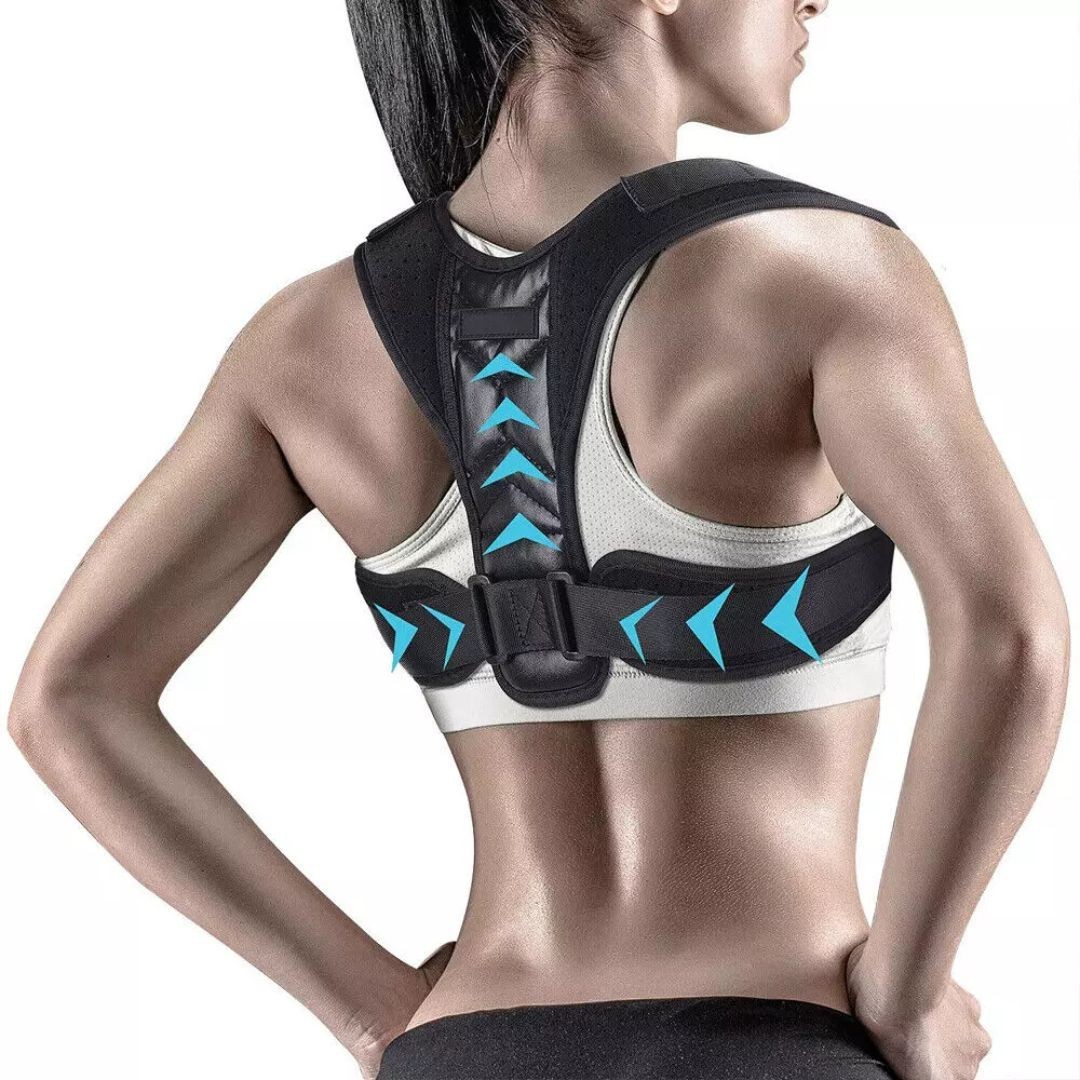 Posture Corrector Unisex Adjustable Back Brace Shoulder Support Clavicle Belt